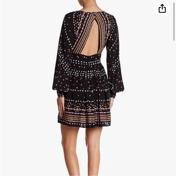Free People Coryn Mini Dress Open Back Size 0 NWT - Picture 2 of 6